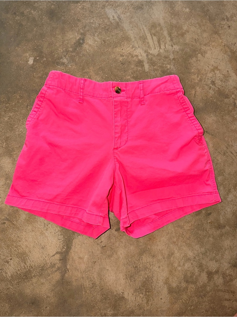 Old Navy OG Chino Hot Pink Shorts S Casual Resort Vacation Holiday Fit